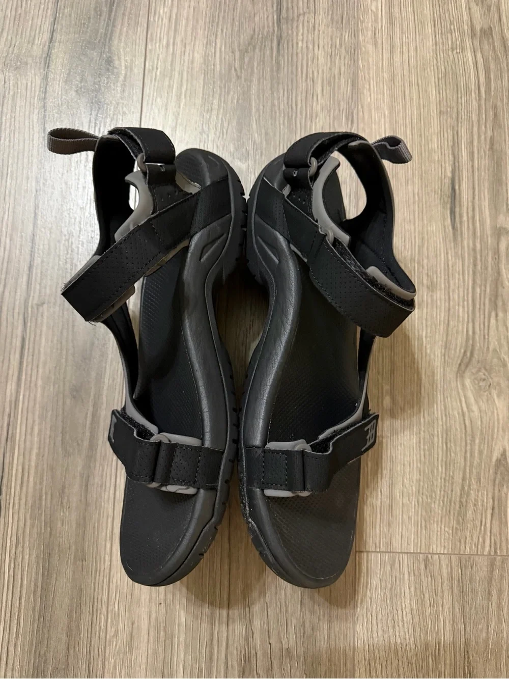Teva Black Men's Sandal Footbed Label